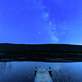 A Lake, Dock and the Milky Way